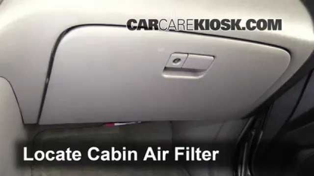 2001 Toyota Highlander 3.0L V6 Filtro de aire (interior) Cambio